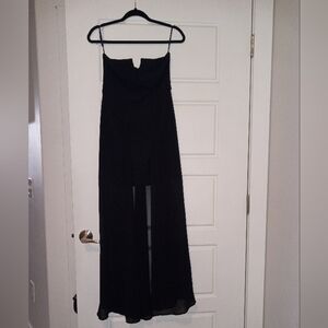 Forever 21 Black Strapless Outfit